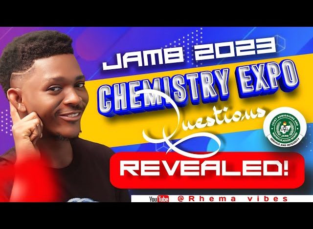 jamb chemistry expo JAMB Chemistry Expo 2025/2026 Questions and Answers Expo Runz