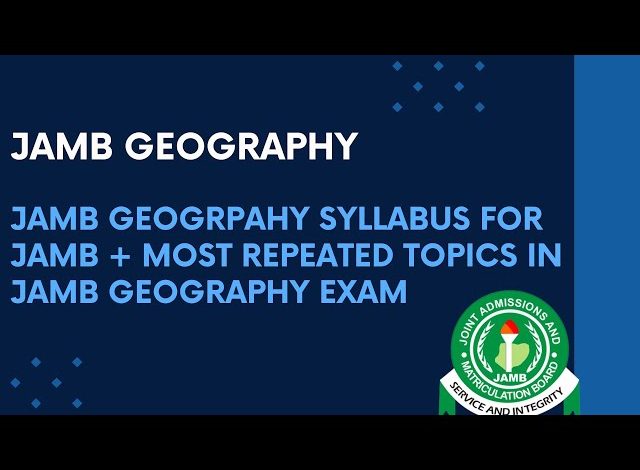 JAMB Geography Expo 2025