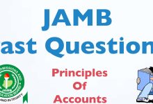 JAMB Principles of Accounts Expo