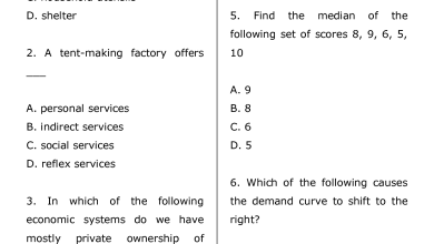 WAEC Economics Questions And Answers 2025