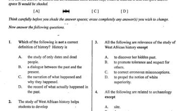 WAEC History Questions And Answers 2025